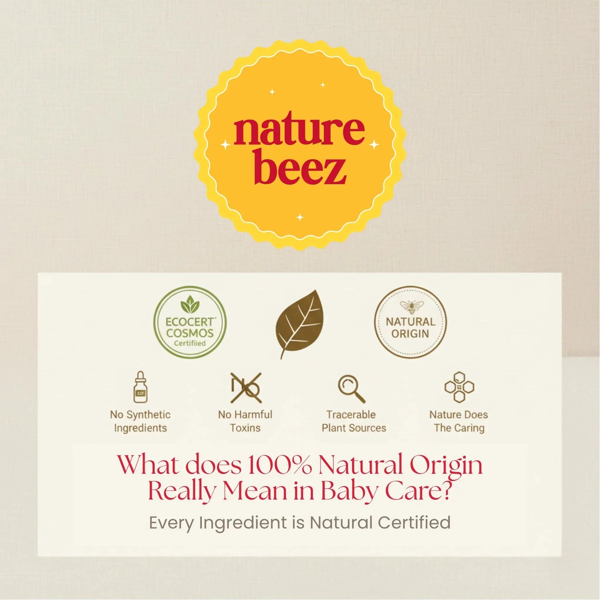 100% Natural Origin Baby Products | Nature Beez